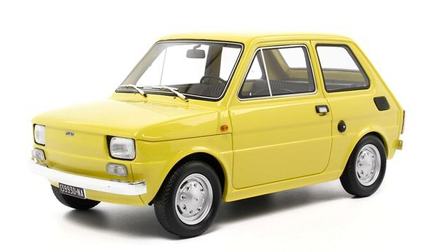 BALOCCO Ingrosso Modellismo Online FIAT 126 1a SERIE 1972 YELLOW 1 18