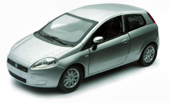 BALOCCO Ingrosso Modellismo Online FIAT GRANDE PUNTO 2005 SILVER 1 24