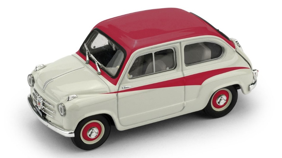 BALOCCO Ingrosso Modellismo Online FIAT ABARTH 750 1956 GRIGIO CHIARO