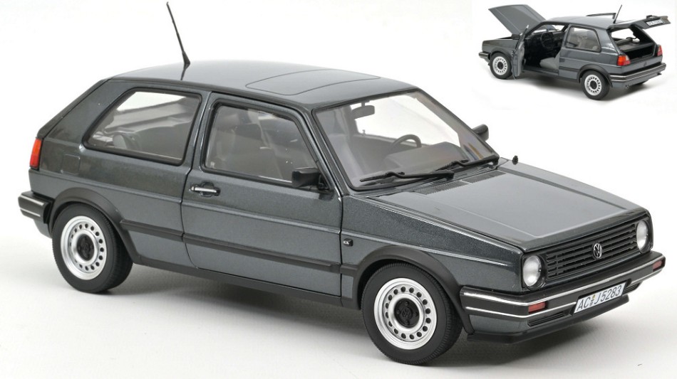 BALOCCO Ingrosso Modellismo Online VW GOLF CL 1988 GREY METALLIC 1 18