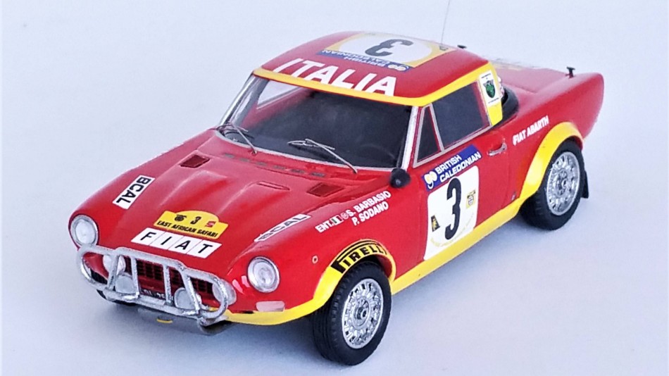 BALOCCO Ingrosso Modellismo Online FIAT 124 ABARTH N 3 EAST AFRICAN