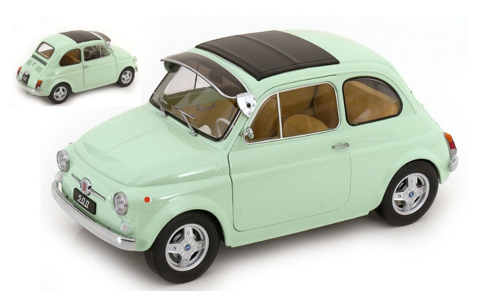 BALOCCO Ingrosso Modellismo Online FIAT 500 F CUSTOM 1968 MINTGREEN 1 12